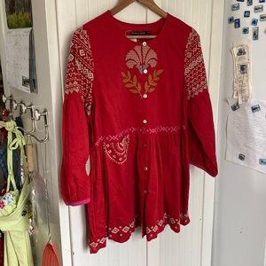 Gudrun Sjoden S Embroidered Scandinavian Blouse, Organic Cotton